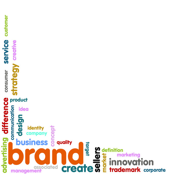Brand Concept word cloud - Photo, Image