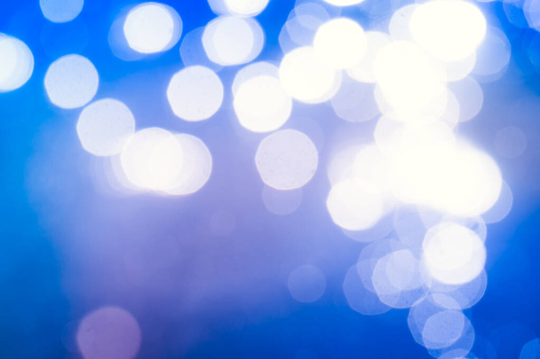 Blue abstract bokeh background - Photo, Image