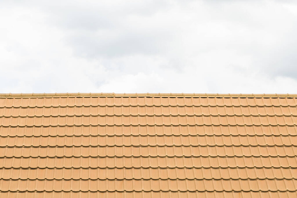 Tegels dak patroon architectuur achtergrond - Foto, afbeelding