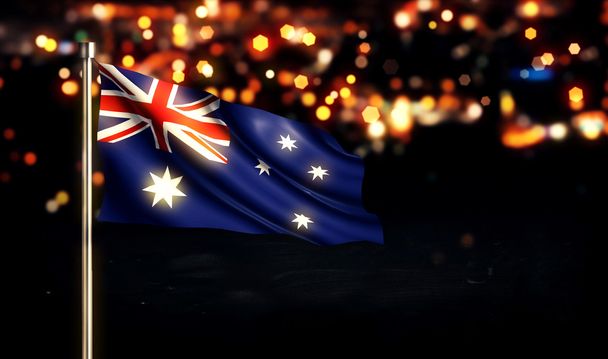 národní vlajka Austrálie - Fotografie, Obrázek