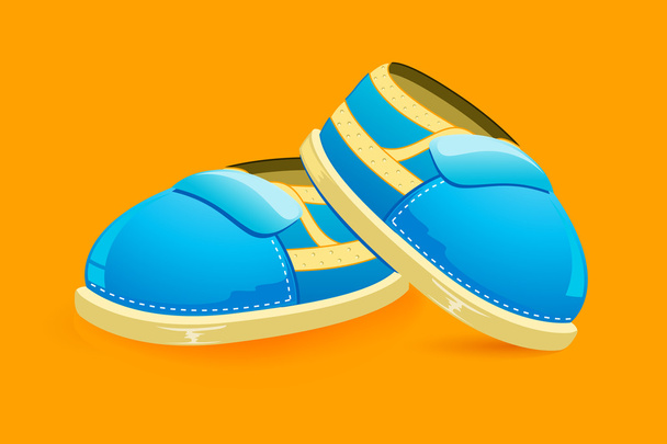 Baby Shoes - Vector, Image