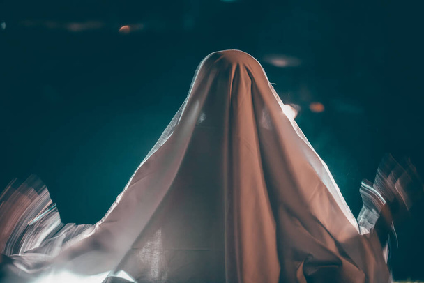Scary ghost in dark, spooky halloween night - Foto, immagini