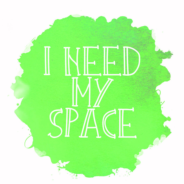 I need my space text on abstract colorful background - Photo, Image