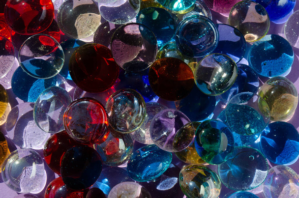 Textura abstrata de bolhas coloridas com lados brilhantes - Foto, Imagem