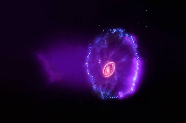 Hermosa galaxia espiral. Elementos de esta imagen fueron proporcionados por la NASA. Foto de alta calidad - Foto, Imagen