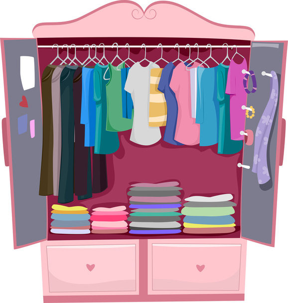Pink Wardrobe - Photo, Image