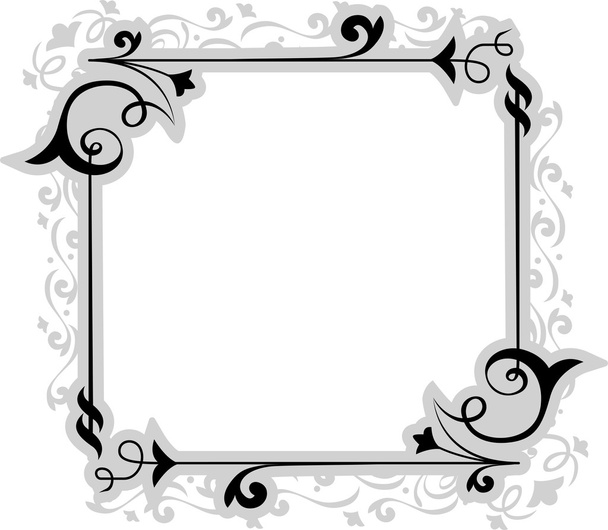 Filigraan frame - Foto, afbeelding