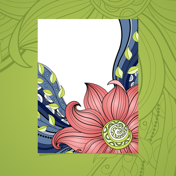 Vector Set of Floral Banner - Διάνυσμα, εικόνα
