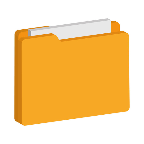 file folder icon - Vector, imagen