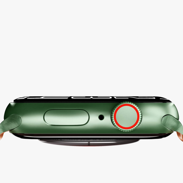 Apple horloge serie 7 3d model concept renderen - Foto, afbeelding