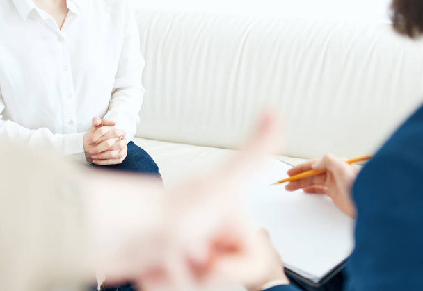 patient with a psychologist session therapy treatment - Photo, Image