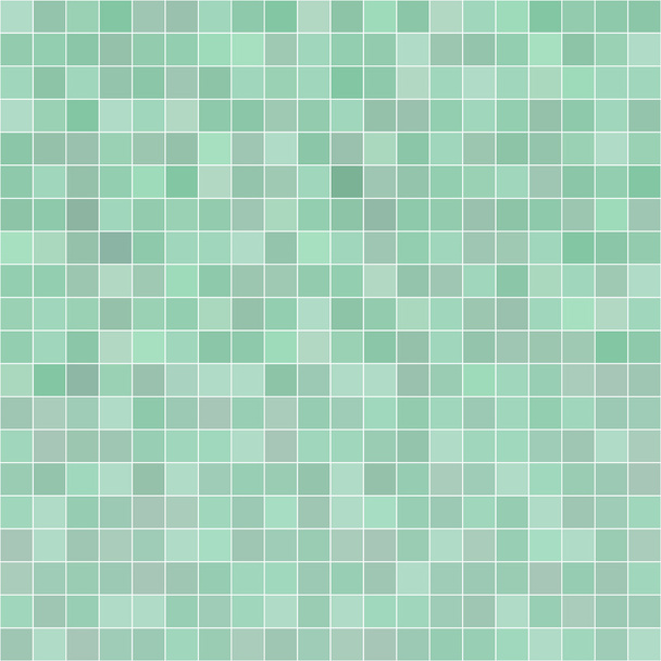 Modèle sans couture vert avec des formes de carrés
. - Vecteur, image