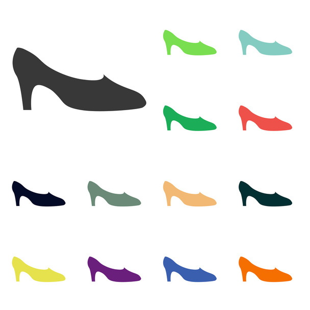 Womens shoes icons - Φωτογραφία, εικόνα