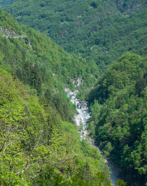 Landscape in Centovalli,Ticino Canton,Switzerland - Photo, Image