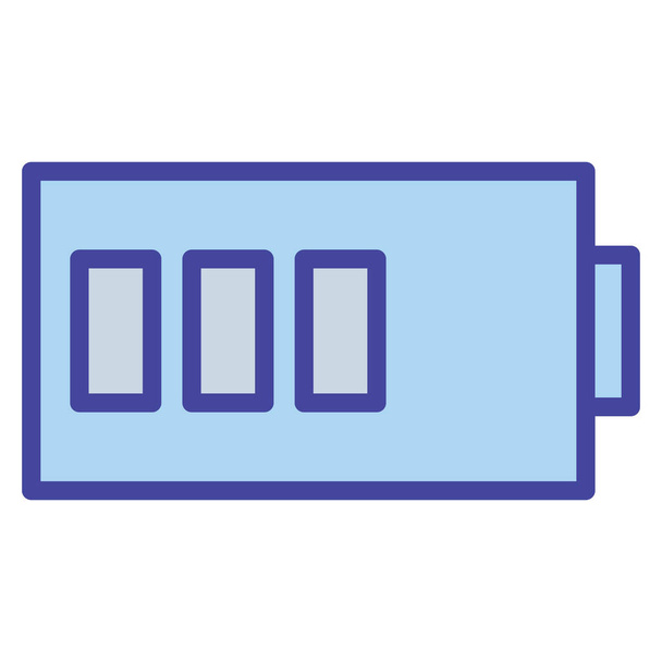 úroveň baterie Izolovaný vektor ikona, která může snadno upravit nebo upravit - Vektor, obrázek