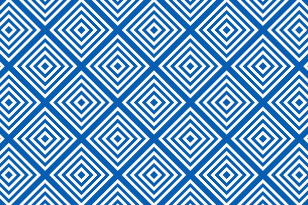 Eenvoudig geometrisch patroon in de kleuren van de nationale vlag van Griekenland - Foto, afbeelding