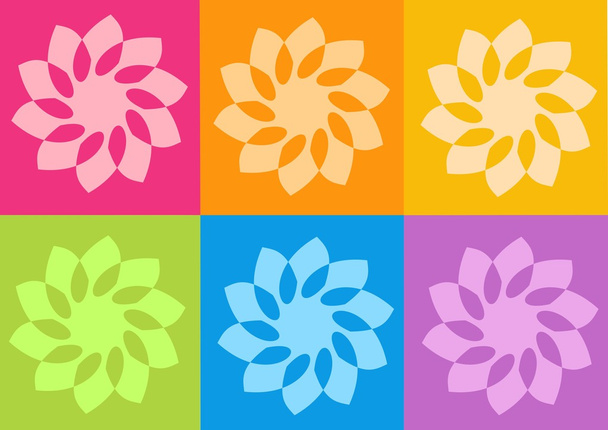 Yoga yantras bloemen - Foto, afbeelding
