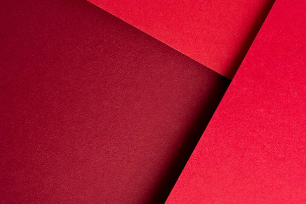 monochromatic still life composition with red paper. High quality photo - Фото, изображение