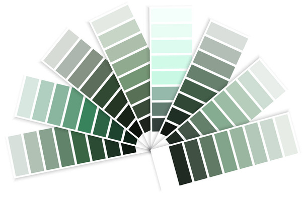 Color palette mint swatches. Pastel soft. Graphic concept. Design template. Art decor. Vector illustration. Stock image. - Vector, Image