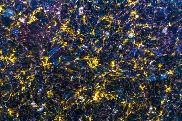 Redemoinhos de fantasia de azul, violeta e ouro
 - Foto, Imagem