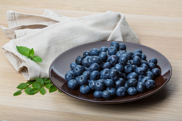 Blueberry with leaves - Photo, Image