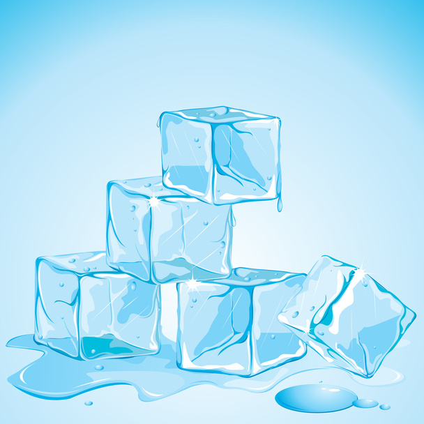Cubos de gelo - Vetor, Imagem