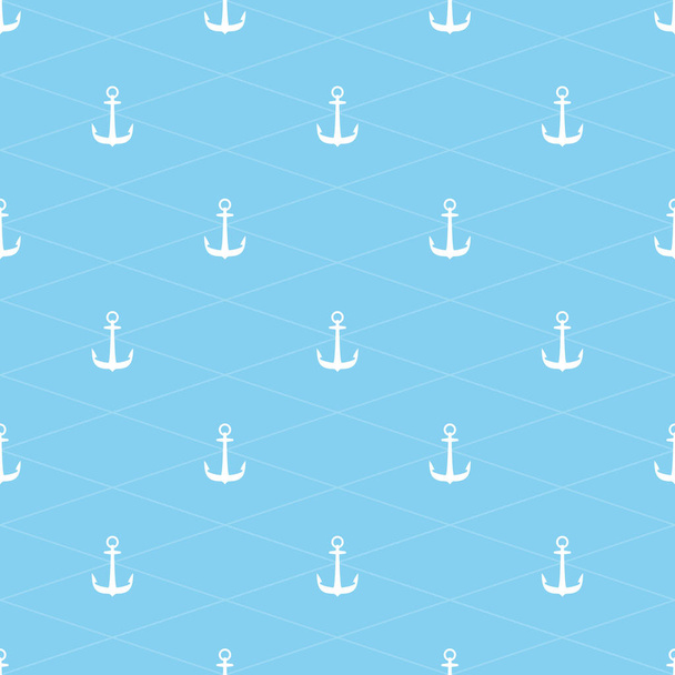 Anchor seamless background. - Vector, Image