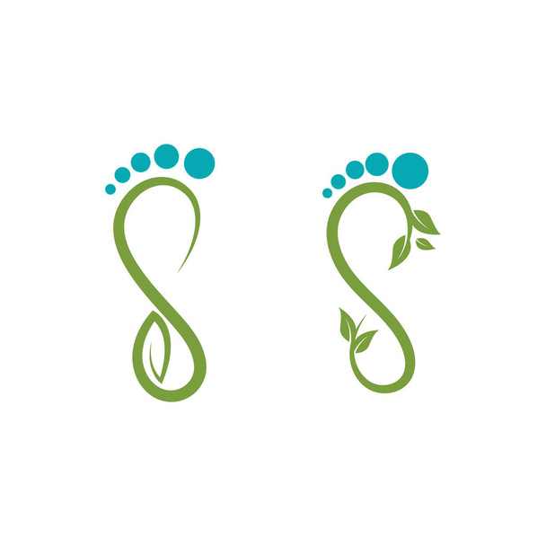 Foot Care Logo Template vector icon illustration design - Vector, Image