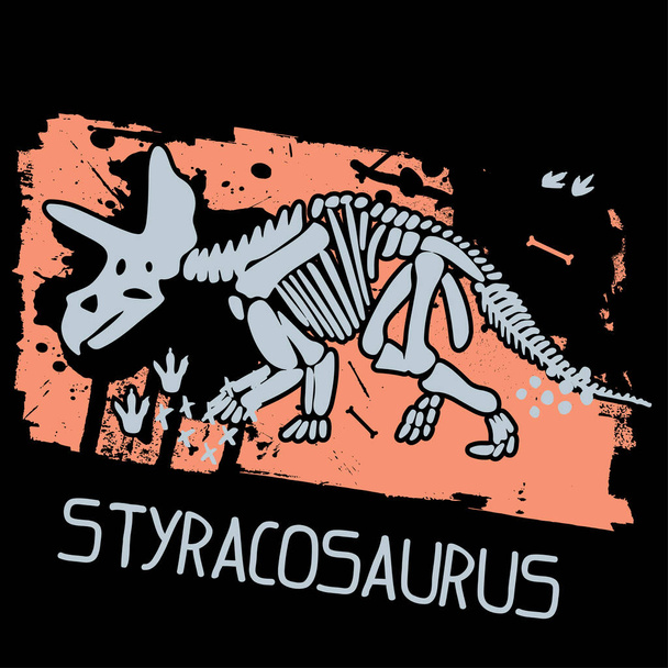  styracosaurus icona vettoriale illustrazione - Vettoriali, immagini