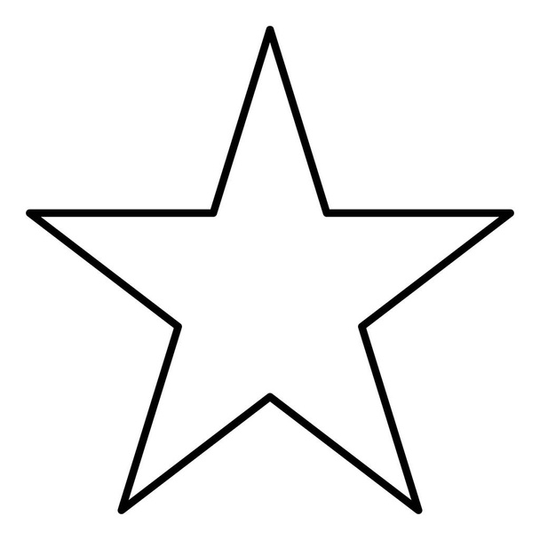 Star Elszigetelt vektor ikon, amely könnyen módosítható vagy szerkeszthető - Vektor, kép