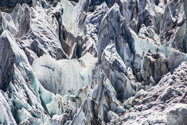 Minapínský ledovec a výhled na hory Rakaposhi, Karakoram, Pákistán - Fotografie, Obrázek