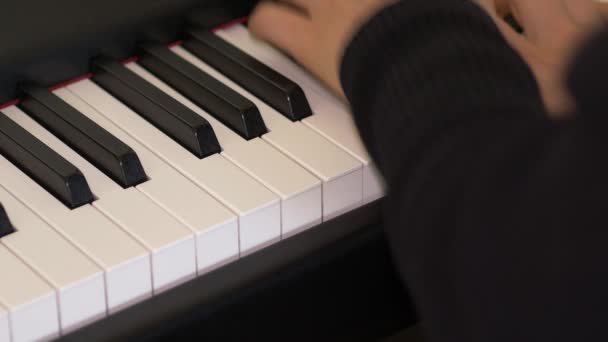 Mani che giocano il preludio in Fa minore, il clavicembalo ben temperato Parte 2 di Bach - Filmati, video