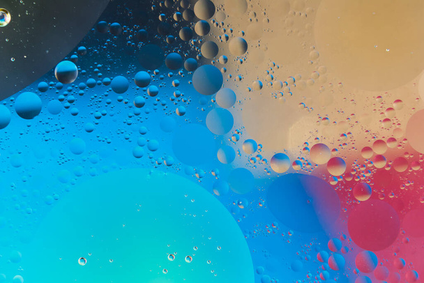 burbujas circulares colorido texturizado telón de fondo. Foto de alta calidad - Foto, Imagen