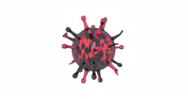 Virus en el cuerpo en la superficie celular - Imágenes, Vídeo
