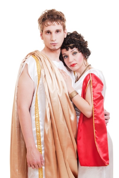Couple in Greek style - Фото, зображення