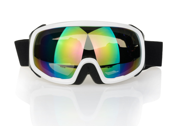 Ski glasses isolated on a white - Photo, Image