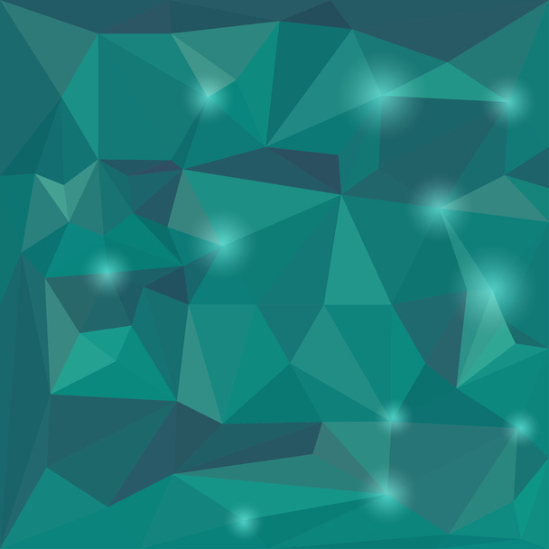 Vetor abstrato fundo geométrico triangular com luzes brilhantes
 - Vetor, Imagem