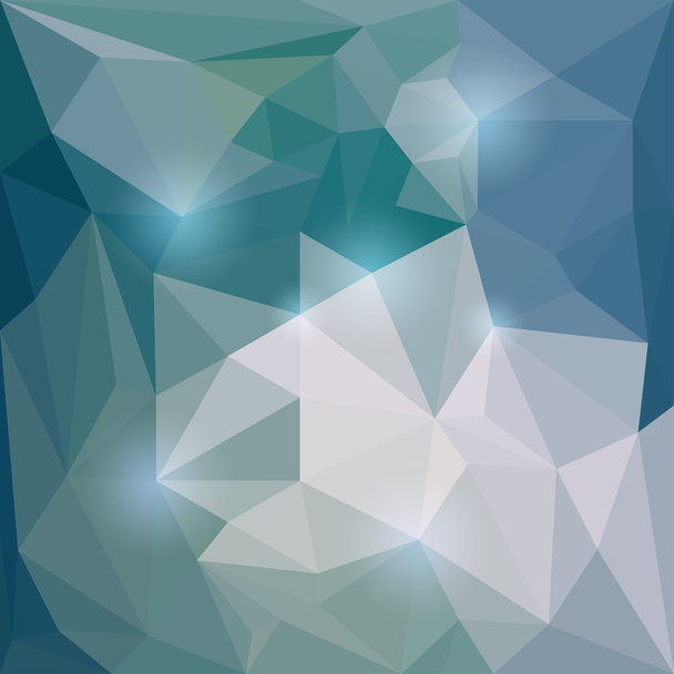 Abstrato inverno colorido vetor triangular fundo geométrico com luzes brilhantes para uso em design de cartão, convite, cartaz, banner, cartaz ou outdoor capa
 - Vetor, Imagem