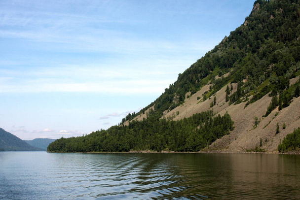 Lake landscape, Russia, Altai Krai, Gorny Altai, Teletskoye Lake - Foto, Bild