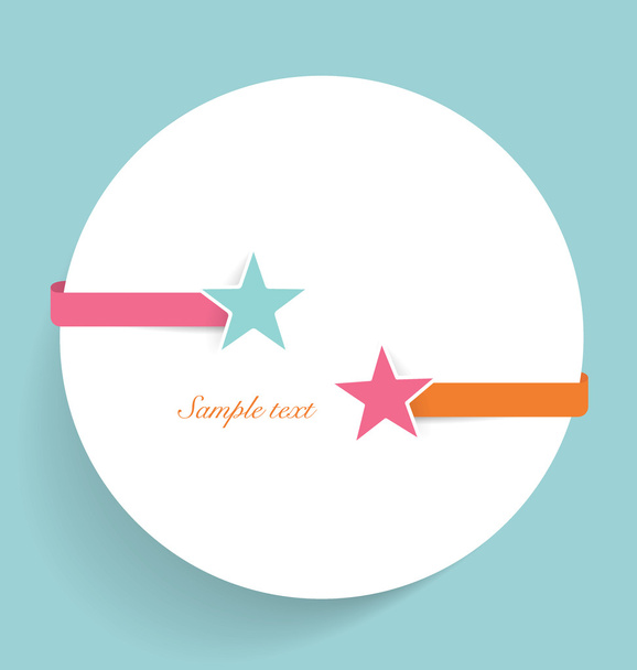 Cute note papers, ready for your message. Vector illustration. - Vector, Imagen