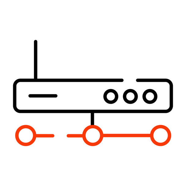 Значок премиального скачивания сетевого сервера - Вектор,изображение