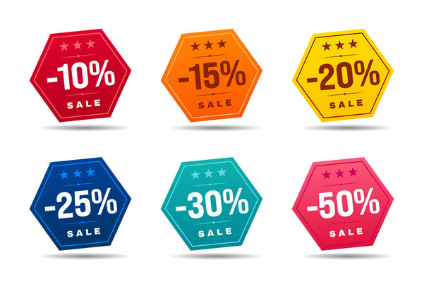 Sale Badges Set - Vector, Image
