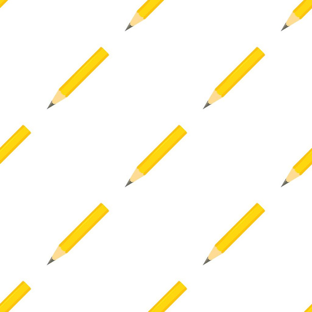 Pencil pattern seamless vector - Vektör, Görsel