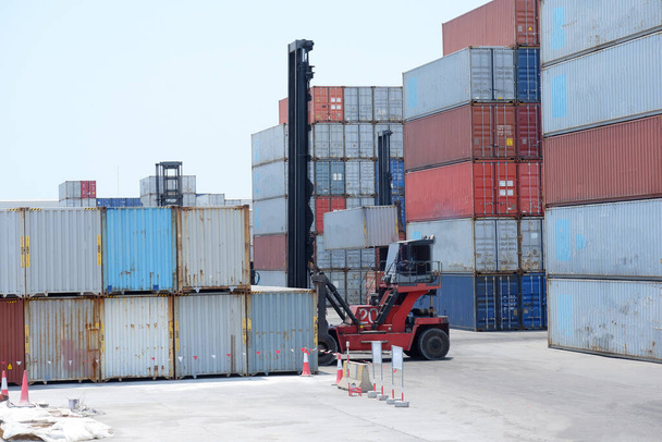 Container terminal International transport logistics - Photo, Image