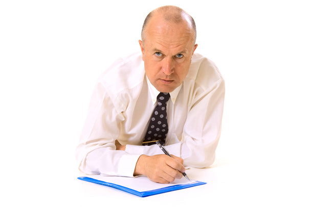 Businessman with documents - Photo, Image