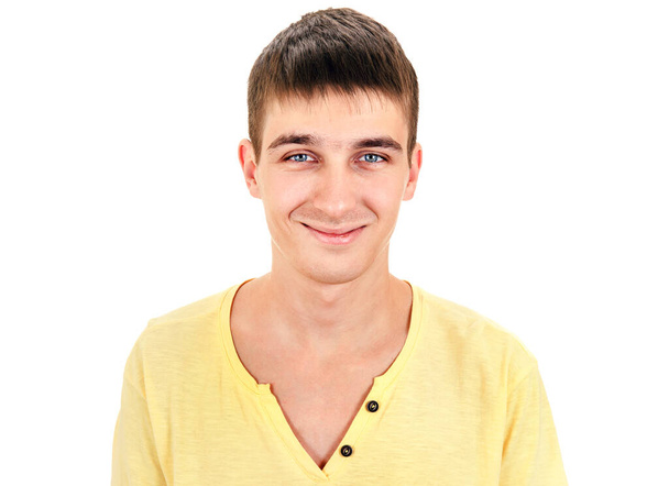 Young Man Portrait Isolated on the White Background - Zdjęcie, obraz