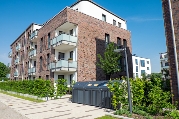 nowy dom apartamentowy w Hamburgu - Zdjęcie, obraz