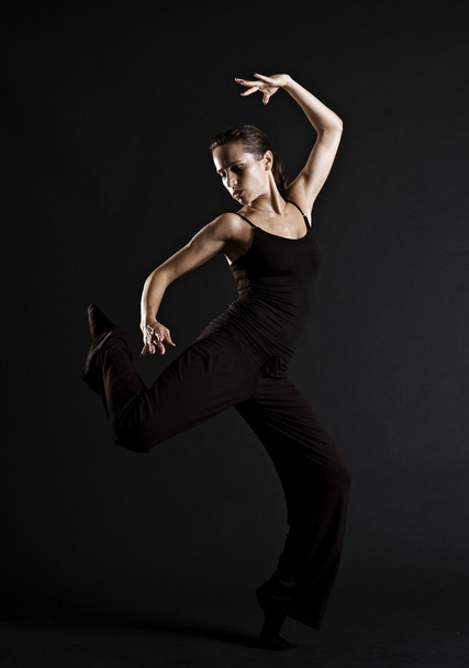 Beautiful woman dancing - Photo, Image