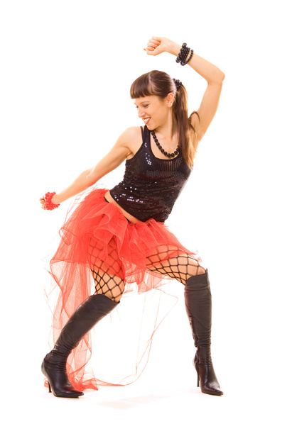 Happy woman in dance - Foto, Imagem