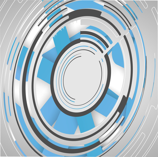 Abstract technology circles background - ベクター画像
